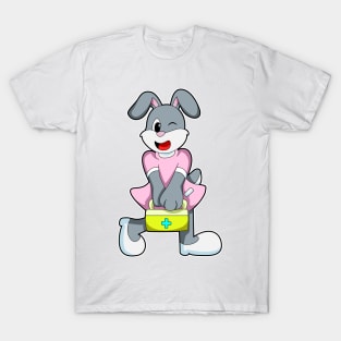 Rabbit as Medic with First aid kit T-Shirt